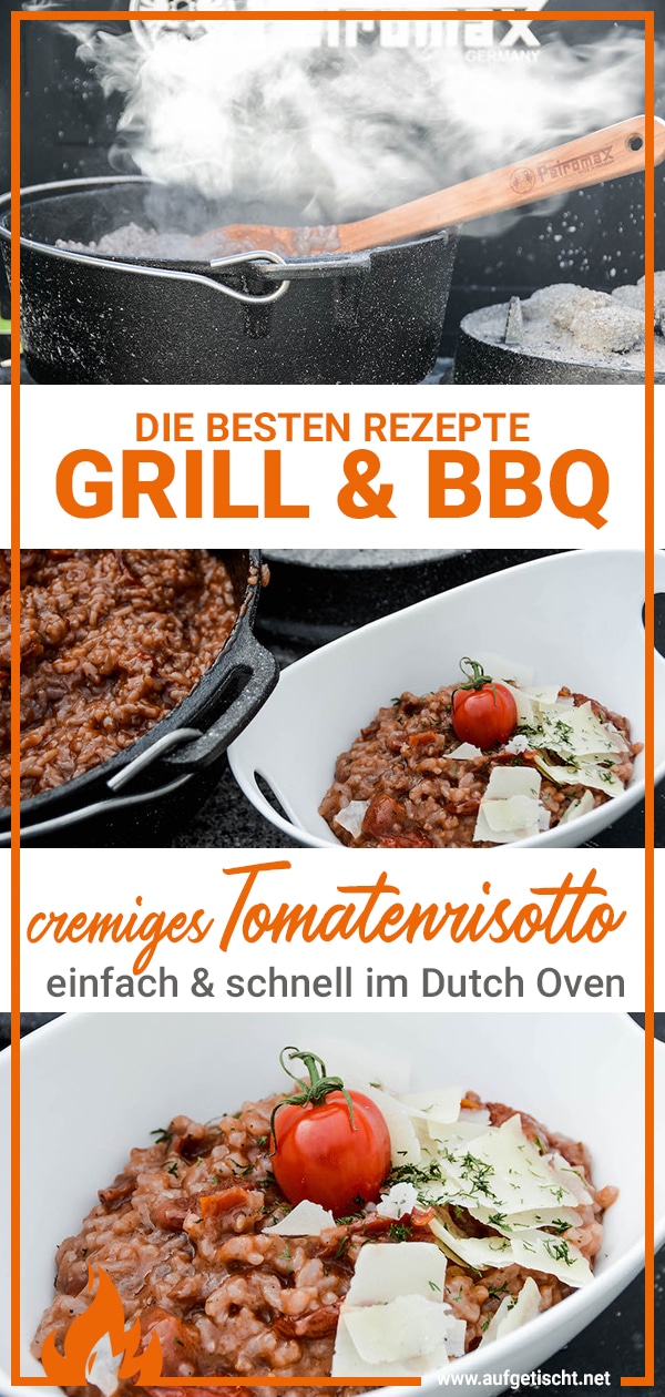 Rezept für das cremige Tomatenrisotto aus dem Dutch Oven