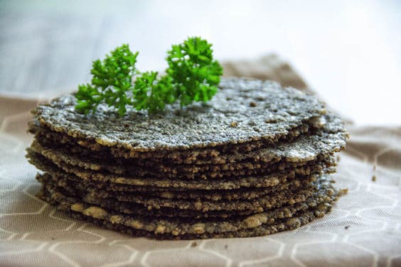 Parmesan Chips als Burger Topping