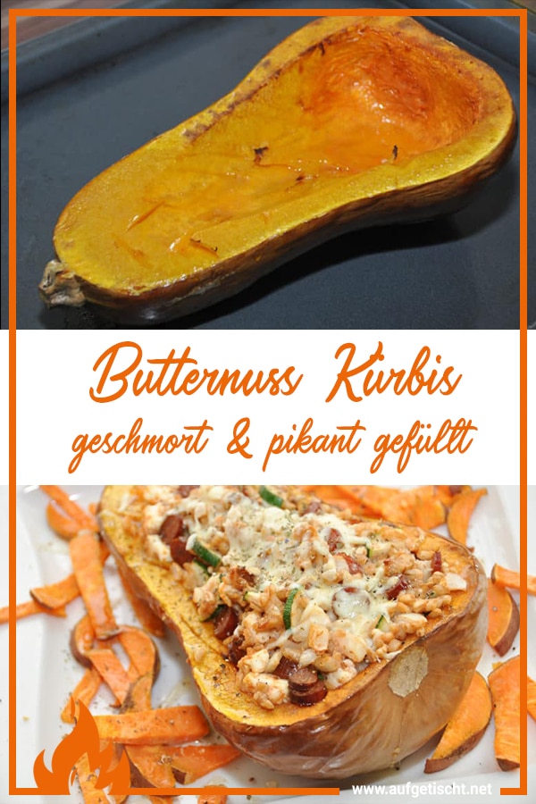 Geschmorter Butternuss Kürbis auf Pinterest pinnen 