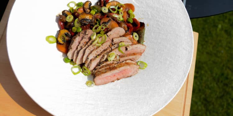 Cuscino im Asia Style von der Feuerplatte - cuscino asia style rezept - 1 Cuscino Asia Style Rezept