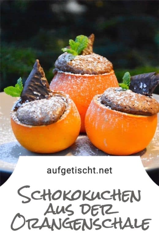 Schokokuchen aus der Orangenschale auf Pinterest pinnen