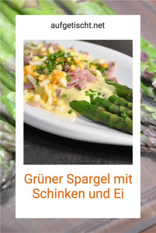 Grüner Spargel mit Schinken und Ei - Gruener Spargel mit Schinken und Ei 1 - 20