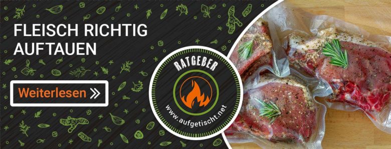 Fleisch richtig auftauen - Ratgeber