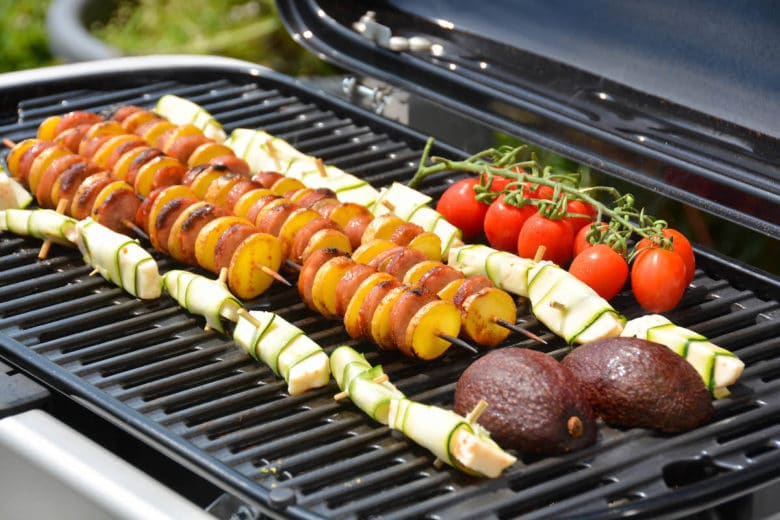 Größenansicht der Griffläche beim Weber Traveler