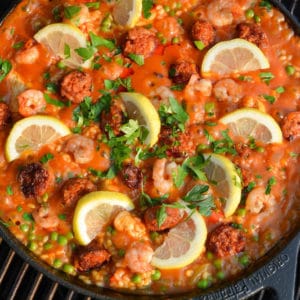 Spanische Paella Rezept aus dem Dutch Oven