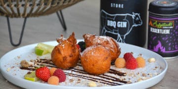 Fruchtig gefüllte Gin Topfenbällchen - gin erdbeer topfenbaellchen 18 - 32 fruchtige Gin Topfenbällchen aus dem Dutch Oven