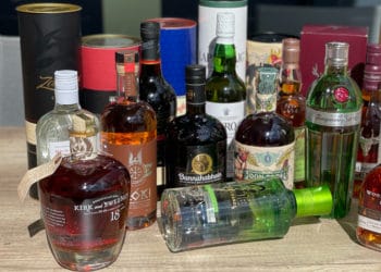 Spirituosen und passende Snacks dazu