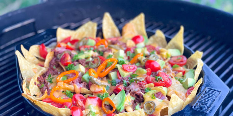 Nachopfanne mit Faschiertem