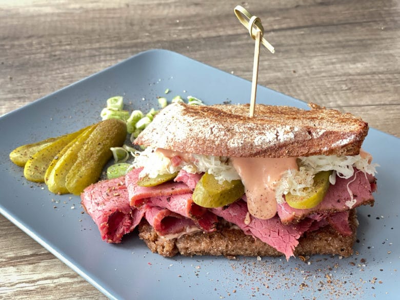 Original Reuben Pastrami Sandwich New York Style