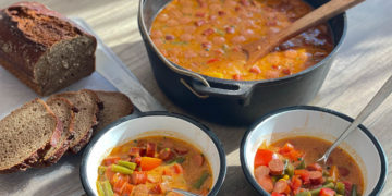 Cabanossi Suppe aus dem Dutch Oven - cabanossi suppe 13 - 27 Cabanossi Suppe aus dem Dutch Oven