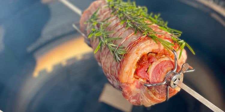 Knuspriges Porchetta mit italienischer Füllung