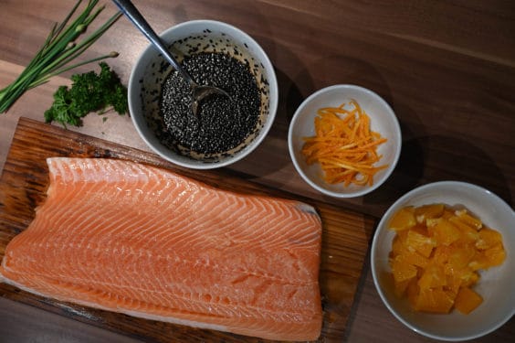 Lachs Filet vorbereiten