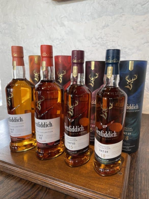 Glenfiddich Etiketten Serie