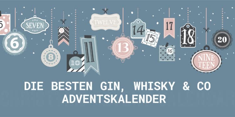 Die besten Gin, Rum & Whisky Adventskalender