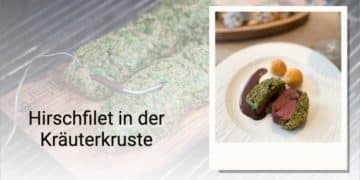 Hirschfilet mit Kräuterkruste und Schokosauce - Hirschfilet in der Kraeuterkruste 2 - 38 Hirschfilet mit Kräuterkruste und Schokosauce