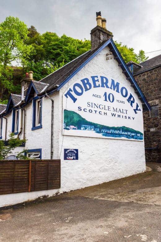 Tobermory Whisky Destillerie Schild 