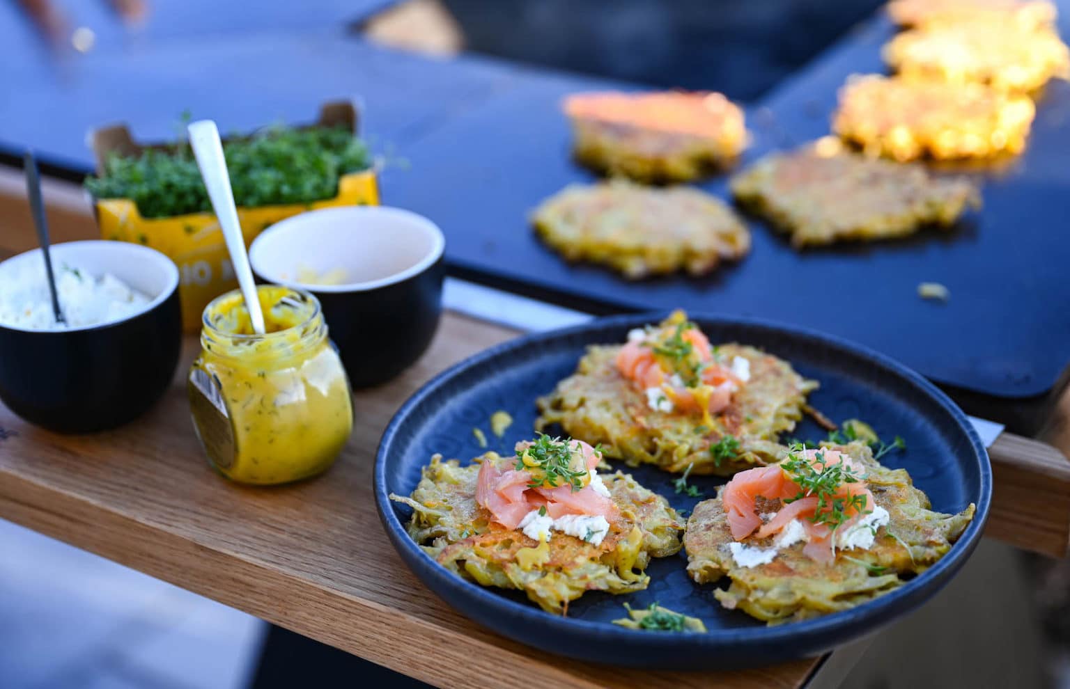 Kartoffelpuffer mit Räucherlachs - Aufgetischt.net