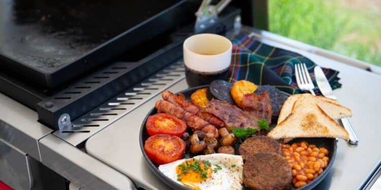 Full Scottish Breakfast - Traditionelles schottisches Frühstück - scottish breakfast 29 - 1 Scottish Breakfast - ein traditionelles schottisches Frühstück