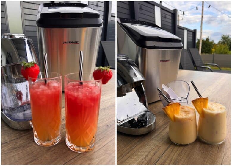 Kühle Drinks mit selbstgemachtem Crushed Ice - ganz einfach mit den Gastroback Eisgeräte Bundle