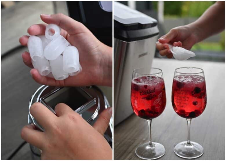 Rasch und einfach zu Crushed Eis für coole Drinks